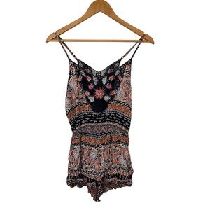 Cute romper with crochet details
